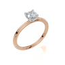 18ct Rose Gold Round Cut 0.50 Carat of  Diamond Ring