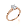 18ct Rose Gold Oval Cut 0.50 Carat of Lab-Grown Diamond Ring