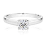 Promise 18ct White Gold Round Cut 0.50 carat Certified Diamond Ring