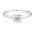 Promise 18ct White Gold Round Cut 0.50 carat Certified Diamond Ring