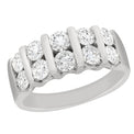 18ct White Gold Round Brilliant Cut with 1 1/2 CARAT tw of Diamonds Ring