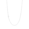 18ct White Gold 50cm Curb Diacut Chain