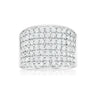 9ct White Gold Round Brilliant Cut with 2 Carat tw of Diamonds Ring
