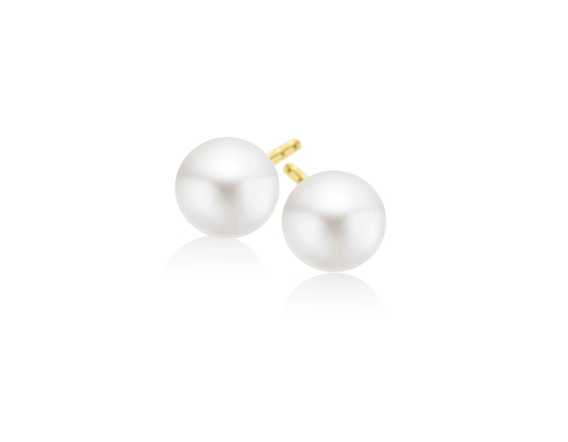 Perla by Autore 18ct Yellow Gold 12mm White South Sea Pearl Earrings