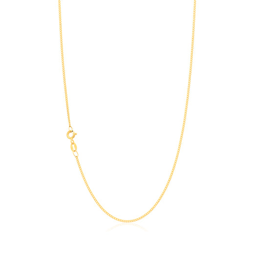 18ct Yellow Gold 55cm Curb Diacut Chain