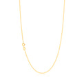 18ct Yellow Gold 55cm Curb Diacut Chain