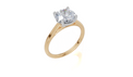 18ct Yellow Gold Round Cut 2.00 Carat of  Diamond Ring