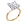 18ct Yellow Gold Princess Cut 4.00 Carat of  Diamond Ring
