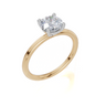 18ct Yellow Gold Round Cut 1.00 Carat of  Diamond Ring