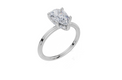 18ct White Gold Pear Cut 1.57 Carat tw of Lab-Grown Diamond Ring
