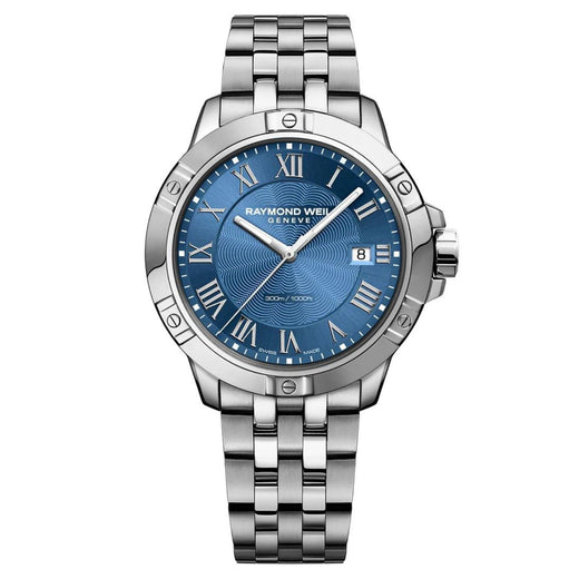 Raymond Weil Tango Classic Men's Quartz Steel Blue Bracelet Watch 8160-ST-00508