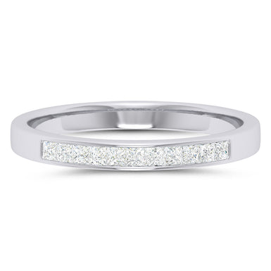 18ct White Gold Princess Cut with 1/4 CARAT tw of Diamonds Ring