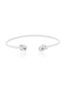 10ct White Gold Round Cut 0.25ctw Knot Diamond Ring