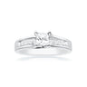 14ct White Gold Princess Cut 1.00 Carat tw of Diamonds Ring