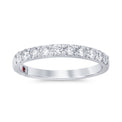 Royale Platinum Round Cut 0.50ctw Diamond Band