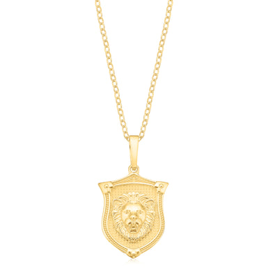 9ct Yellow Gold Tiger Pendant