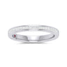 Royale Platinum Round Cut 0.25 Carat tw Diamond Band