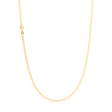 9ct Yellow Gold 45cm Anchor 60 Gauge Chain