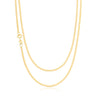 9ct Yellow Gold 50cm Curb 60 Gauge Diamond Cut Chain