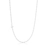 9ct White Gold 45cm 30 Gauge Singapore Chain