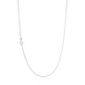 9ct White Gold 45cm 17 Gauge Box Chain
