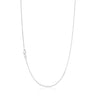 9ct White Gold 45cm 22 Gauge Box Chain