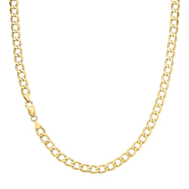 9ct Yellow Gold 50cm Long Curb 150 Gauge Chain