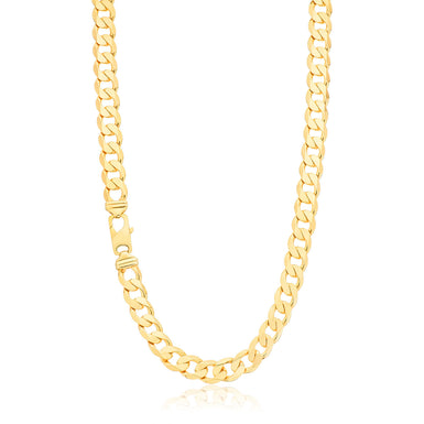 9ct Yellow Gold 60cm 300 Gauge Curb Chain