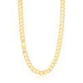 9ct Yellow Gold 60cm 300 Gauge Curb Chain