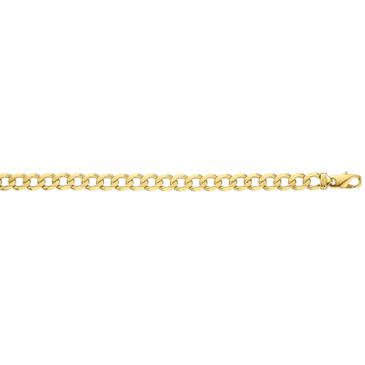 9ct Yellow Gold 60cm Long Curb 250 Gauge Chain – Mazzucchelli's
