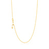 9ct Yellow Gold 55cm Cable 45 Gauge Slider Chain