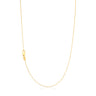 9ct Yellow Gold 40cm 25 Gauge Cable Chain