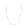 9ct White Gold 40cm 40 Gauge Singapore Chain