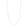 9ct White Gold 50cm Curb Diacut 50 Gauge Chain