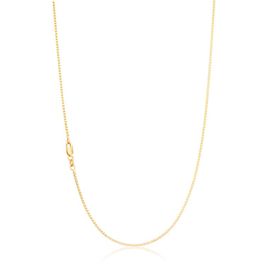 9ct Yellow Gold 50cm 40 Gauge Box Chain