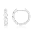 14ct White Gold 1.00 Carat tw Round Brilliant Cut Diamond Earrings