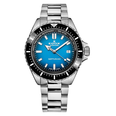 Edox Neptunian Skydiver Men's Automatic Watch - 801203NMBUIDN