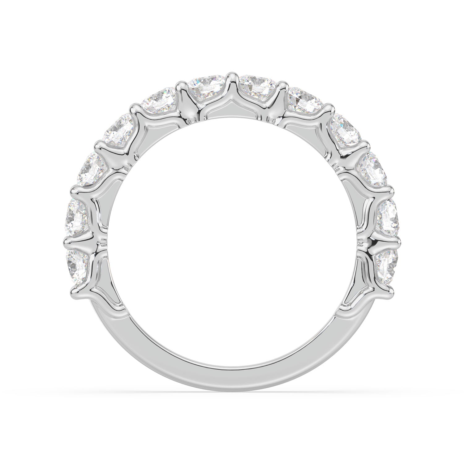 18ct White Gold Round Cut 1.50 ctw Lab Grown Diamond Ring