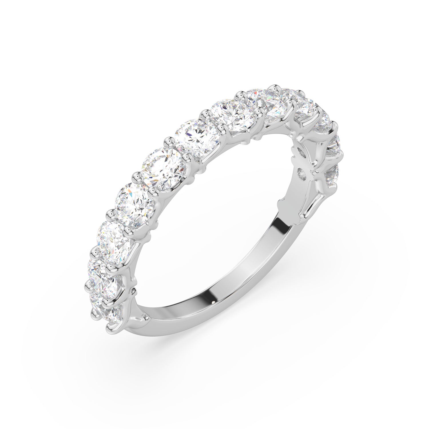 18ct White Gold Round Cut 1.50 ctw Lab Grown Diamond Ring