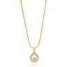 Perla by Autore 18ct Yellow Gold 12mm Gold South Sea Pearl & Diamond Set Pendant