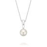 Perla by Autore 18ct White Gold 10mm South Sea Pearl Pendant