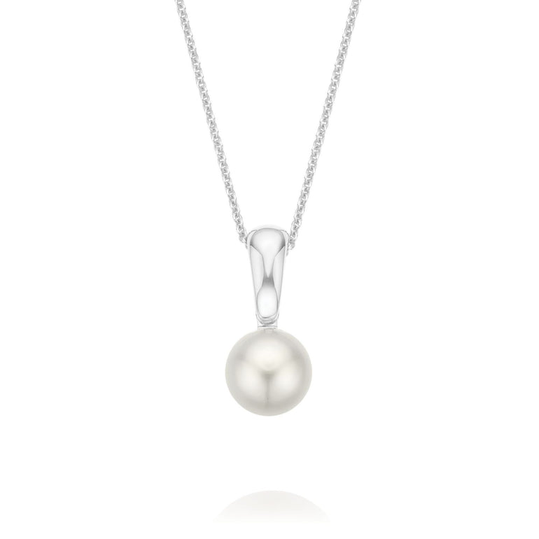 Perla by Autore 18ct White Gold 10mm South Sea Pearl Pendant