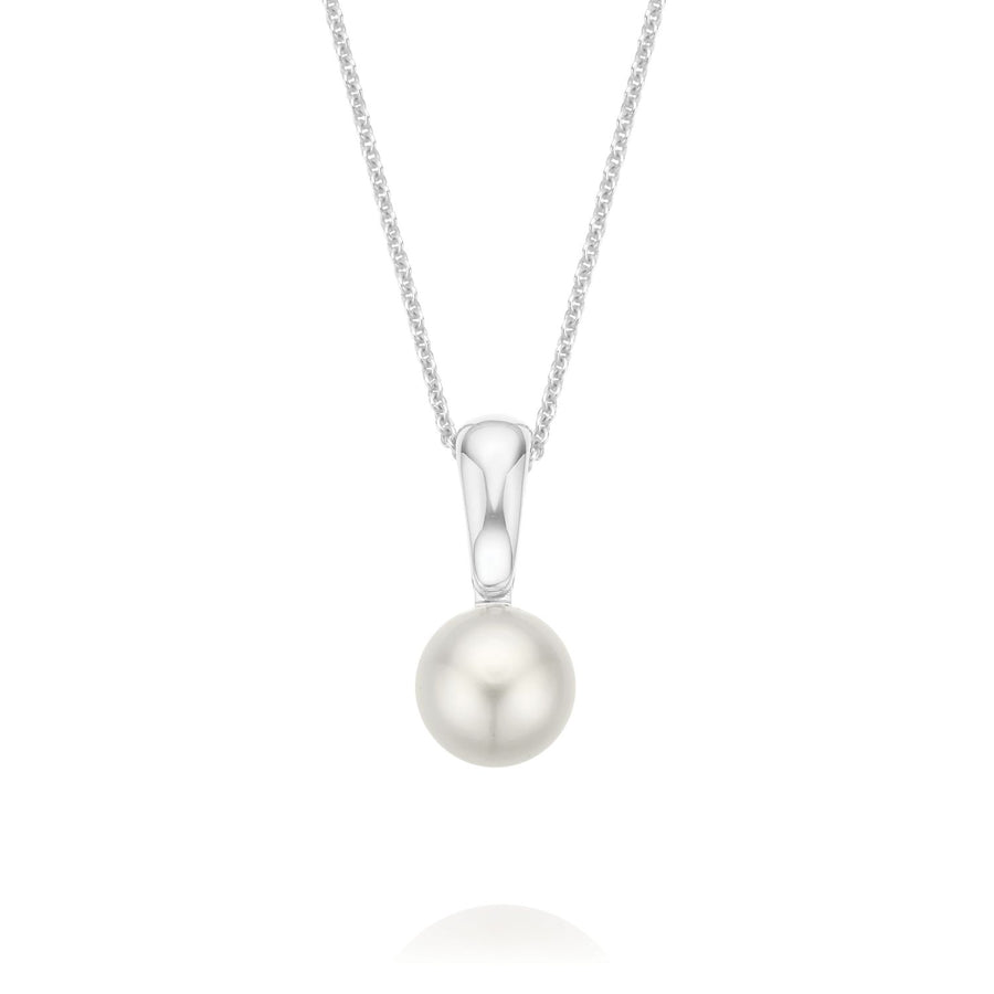 Perla by Autore 18ct White Gold 10mm South Sea Pearl Pendant