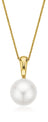 Perla by Autore 18ct Yellow Gold 12mm White South Sea Pearl Pendant