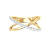 9ct Yellow Gold Round Cut 0.15 Carat tw Diamond Ring