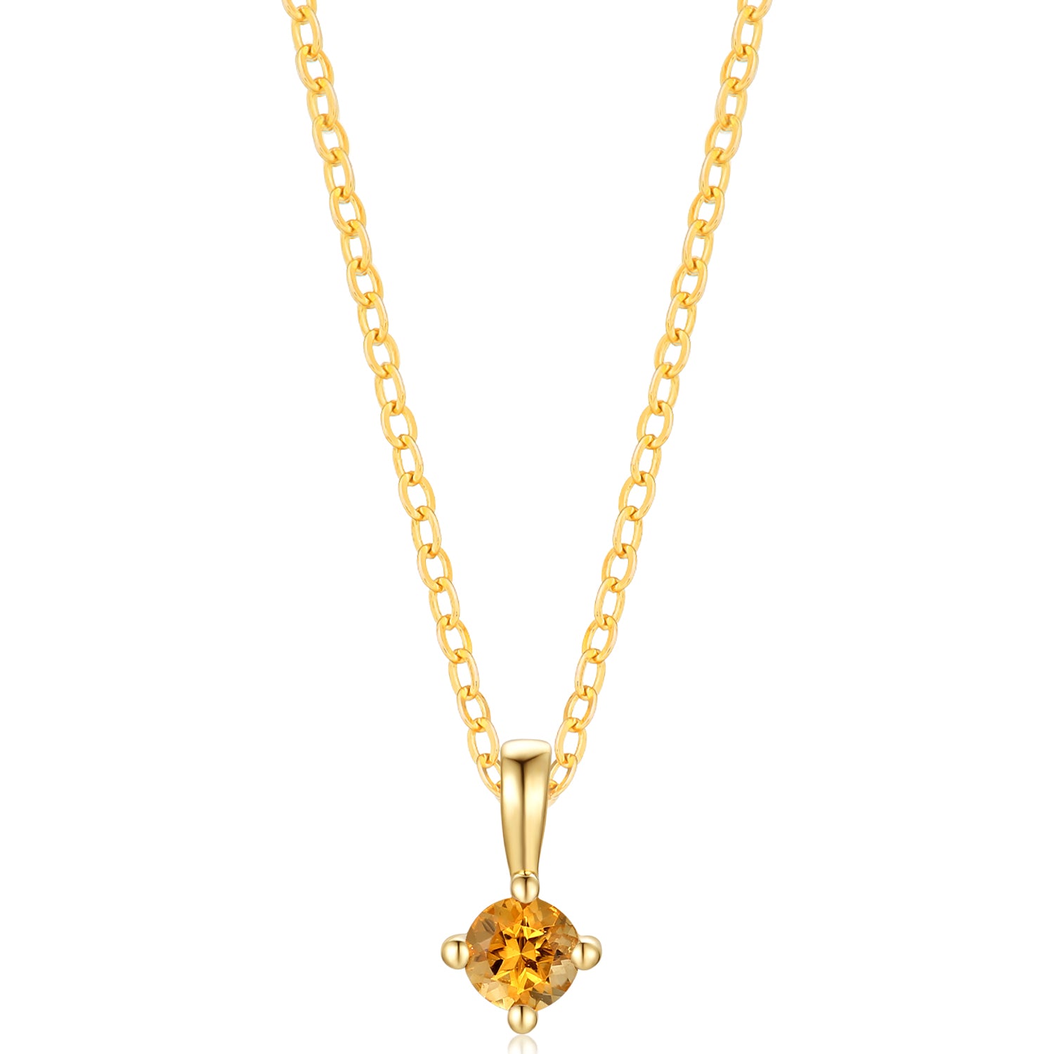 Gold deals birthstone pendant