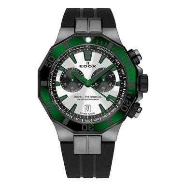 Edox Delfin The Original Chronograph Watch 1011237GNVCAANV