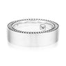 Vera Wang Love Sterling Silver Men's Ring