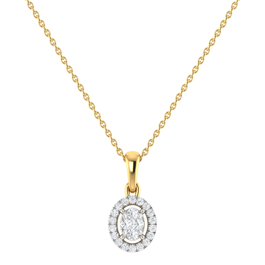 Rhodium online plated pendant