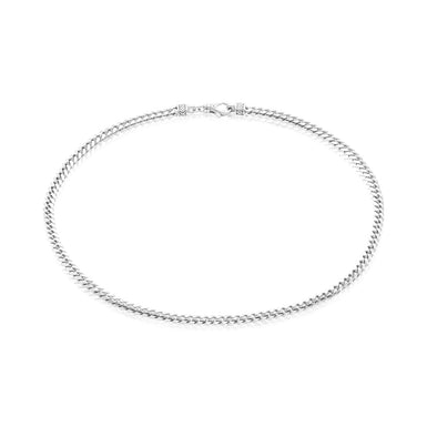 Vera Wang Sterling Silver 55cm Cuban Link Chain Necklace